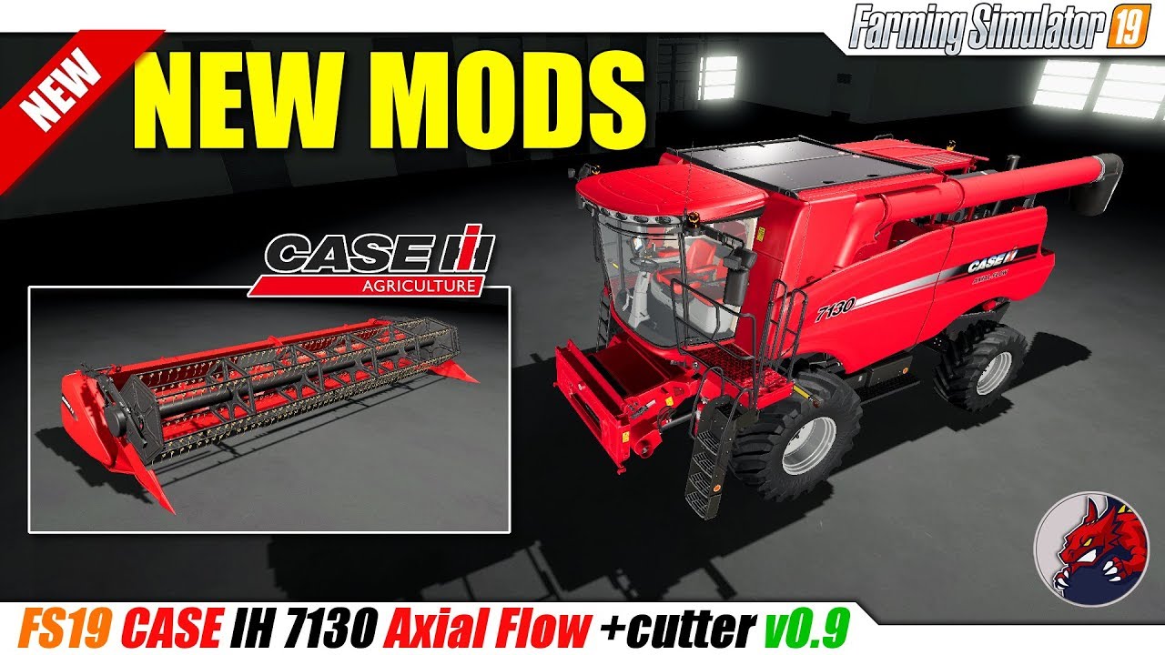 Fs19 Case Ih 7130 Axial Flow Cutter V0 9 Review Youtube