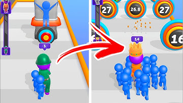 Spinner Army 3D Game in MAX LEVEL ⭐ Merge Simulator Battles