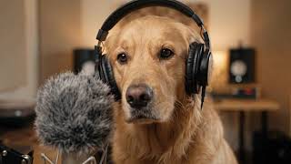 Golden Retriever ASMR 🐾 Studio Relaxation & Soft Taps screenshot 5