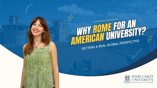 Why I Chose an American University in Rome 🇮🇹 | Cristina’s Story