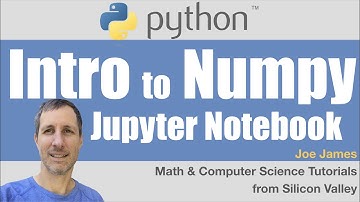 Jupyter에서 예제를 포함한 NUMPY 배열 튜토리얼