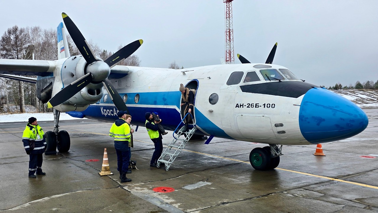 Ан-26Б-100 а/к КрасАвиа | Рейс Кызыл – Красноярск