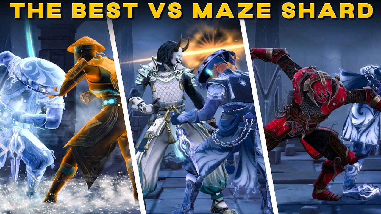 Destroyer, Stranger & Champion vs Maze Shard | He's BROKEN | Shadow Fight 3 - Winter Festival Event