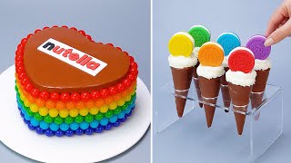 Best Ever Rainbow Cake Idea | Yummy Cake Decorating Looks Like Real | So Tasty Cake