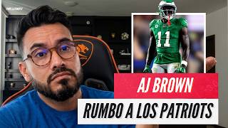¡BOMBAZO! AJ Brown a los New England Patriots... pero no será en el Antes del Draft