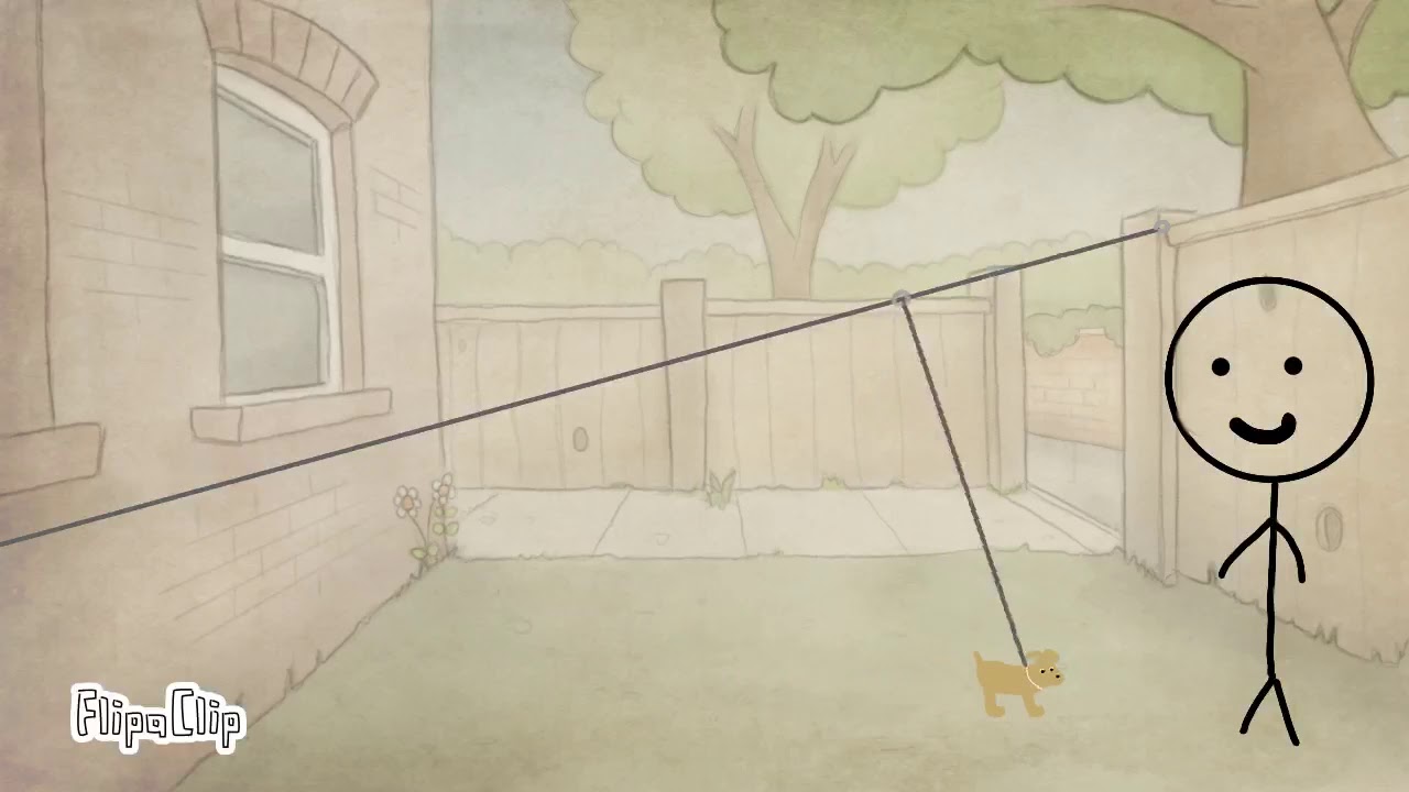 Doggy Zipline Dog Leashes and Ziplines YouTube