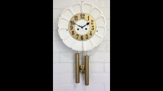 Restored Gustav Becker Wall Clock Strike Chime Sound Pendulum 12 Day Item - Adelaide Clocks