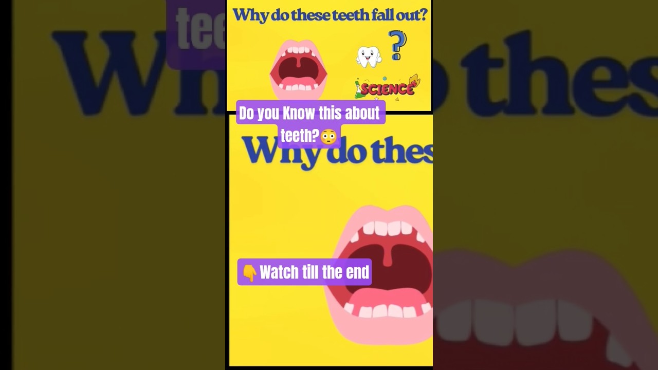 🦷🪥Baby teeth fall Secrets😳 