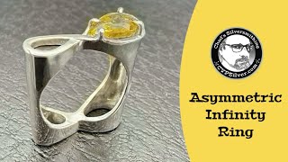 Making an Asymmetric Infinity Ring:  A Silversmithing Tutorial