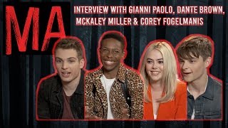Gianni Paolo, Dante Brown, McKaley Miller and Corey Fogelmanis in 'MA'