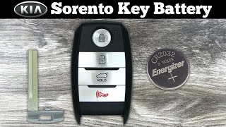 How To Replace Kia Sorento Remote Key Fob Battery 2016 - 2020 Change Replacement Batteries