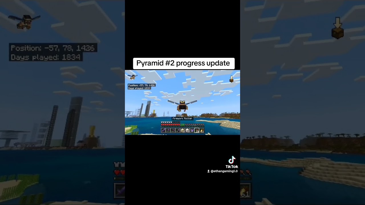 Minecraft Pyramid build 