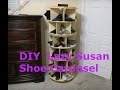 How To Make a Lazy Susan Shoe Carousel