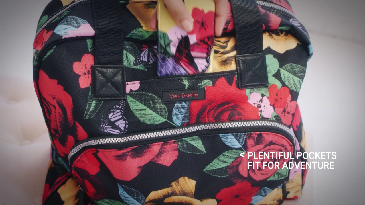 vera bradley go anywhere carry on