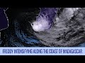 Cyclone Freddy intensifying along the coast of Madagascar - March 6, 2023