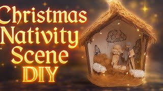 Celebrity Cozy Handmade Nativity Scene | Warm Rustic Christmas Decor DIY Net Worth