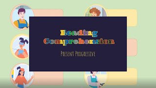 Reading Comprehension Practice: Present Progressive (Beginner) #readingcomprehension