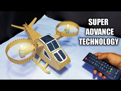 Cardboard Electric Helicopter project