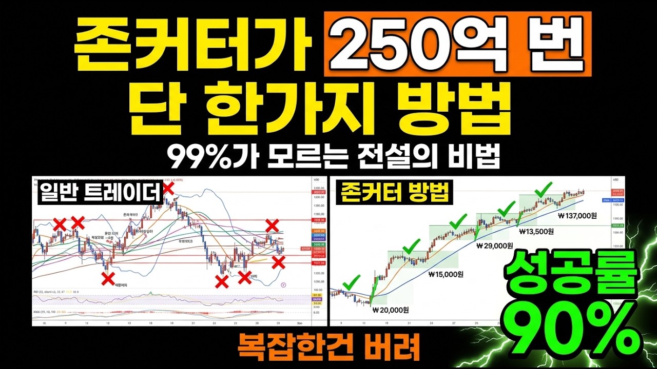 250억 번 트레이더의 단타법… 이 시그널 하나로 끝납니다 #주식#코인#선물#매매법