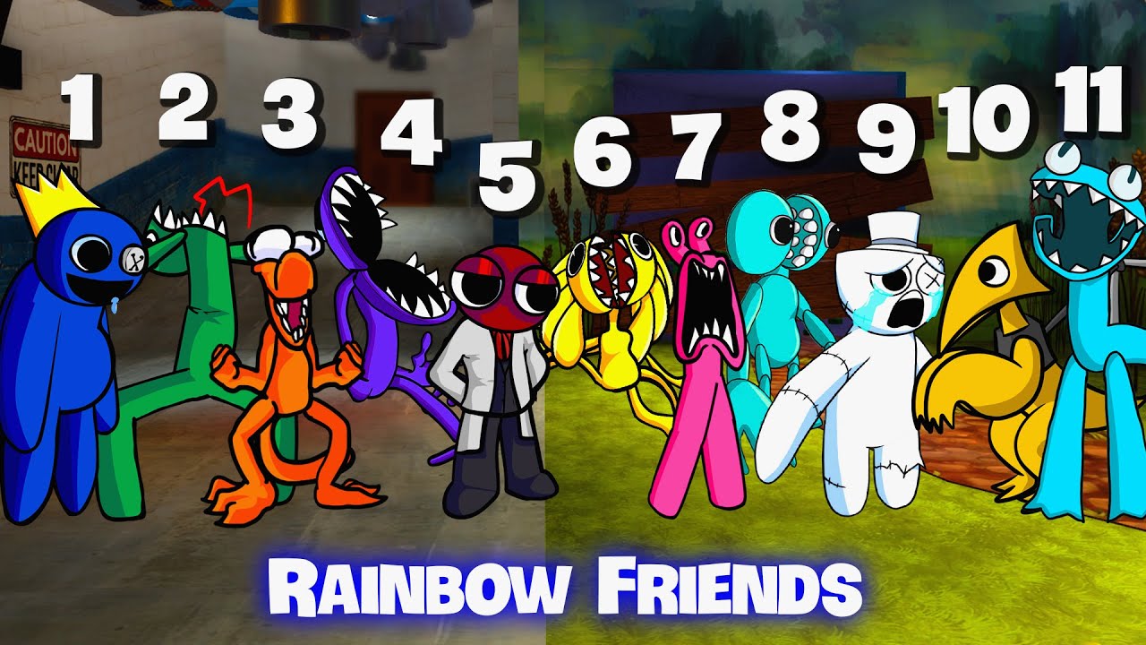 NEW RAINBOW FRIENDS ALL PHASES - Friday Night Funkin' (RAINBOW FRIENDS  CHAPTER 2