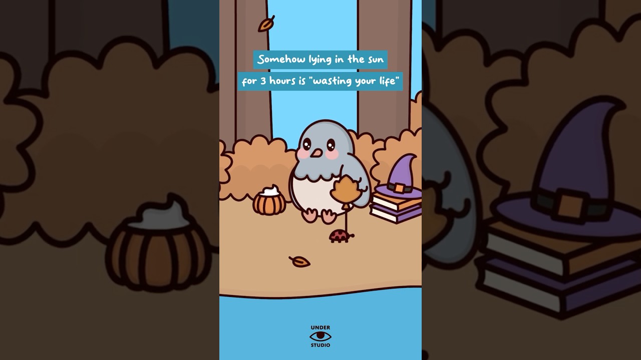 Wasting Time Or Living Life? 🐦 Birdie Inner Voice | Relatable Animation Meme