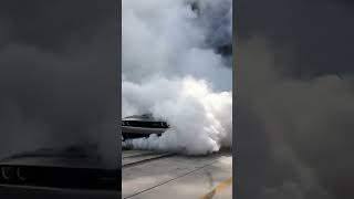 Dodge Challenger SRT Smoking Tires &amp; Burnout Madness
