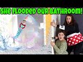 Ellie Sparkle Is Back! The Elf On The Shelf Took A Huge Bubble Bath And Flooded The Bathroom