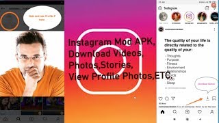 Instagram Mod Apk, Download Videos, Photos,Stories,View Profile Photo,Hide Typing and more. screenshot 2