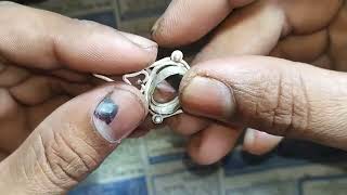 Silver Ring Making Tutorial 2026 | New Design Silver Ring Making 😱