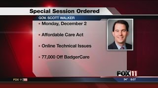 Gov. calls special session on Affordable Care Act rollout