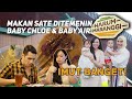 IMUT BANGET! MAKAN SATE DITEMENIN BABY CHLOE & BABY AIR