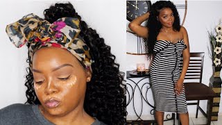 3N1 DATE NIGHT GRWM| HAIR MAKEUP \& OUTFIT Ft. Ali Pearl hair