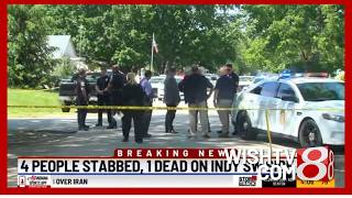 Man found dead, 3 people and a dog hurt in reported stabbing