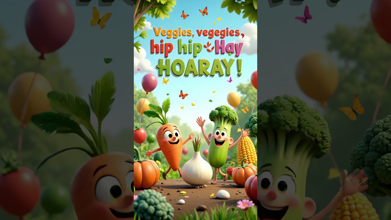 Learn Vegetables for Kids – Part 3 | KiDOZ Shorts 