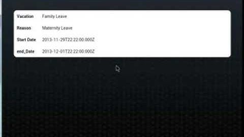 Oracle EBS Self-Service Vacation Request on Mobile Devices