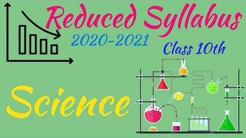 Reduced Syllabus-2020-2021- karnataka- Science- Class 10th  ll MT