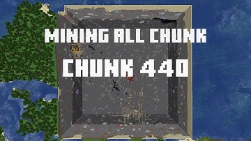 Mining all the chunks in Minecraft    (Chunk 440) in 1 Minute