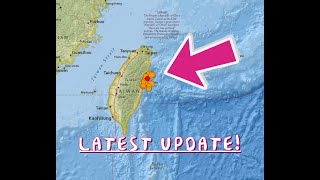 Large Aftershocks Continue to rock Taiwan after 7.4 Earthquake. Tuesday night 4/2/2024