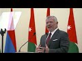 Speeches by the President of Armenia and the King of Jordan