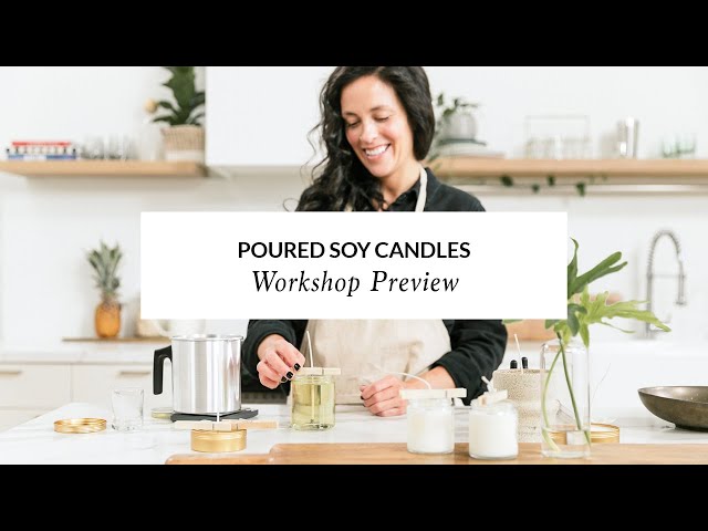 Poured Soy Candle Making Materials Kit, The Crafter's Box