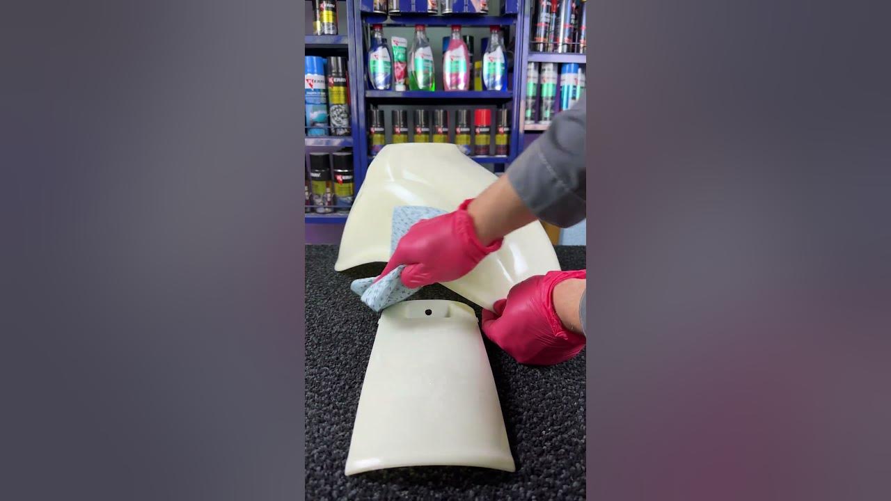 Как и чем покрасить пластик - окраска крыла - YouTube