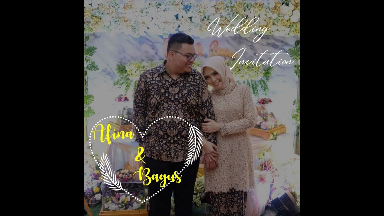 Video undangan Pernikahan Modern KD01 - YouTube