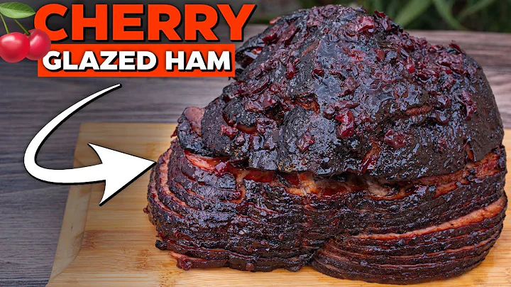 Double Smoked Ham On The Grill | Cherry Glaze Recipe