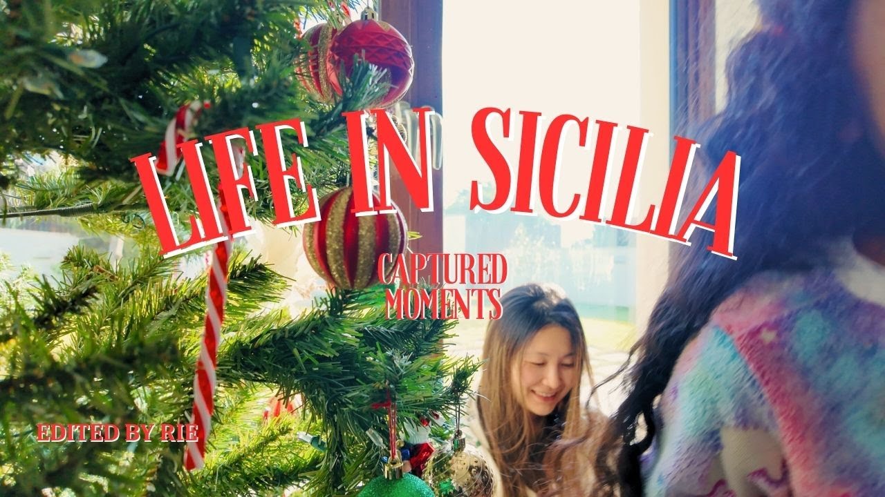 シチリアでの暮らし🇮🇹/約束のクリスマスツリー🎄小さなワクワクは咲かせよう。