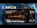 RPCSX Game of thrones PS3 Emulator Best settings Gameplay