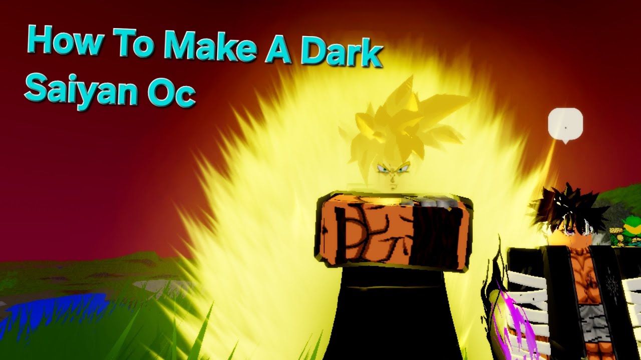 How To Make A Dark Ki Saiyan Oc In Dragon Ball Azure 