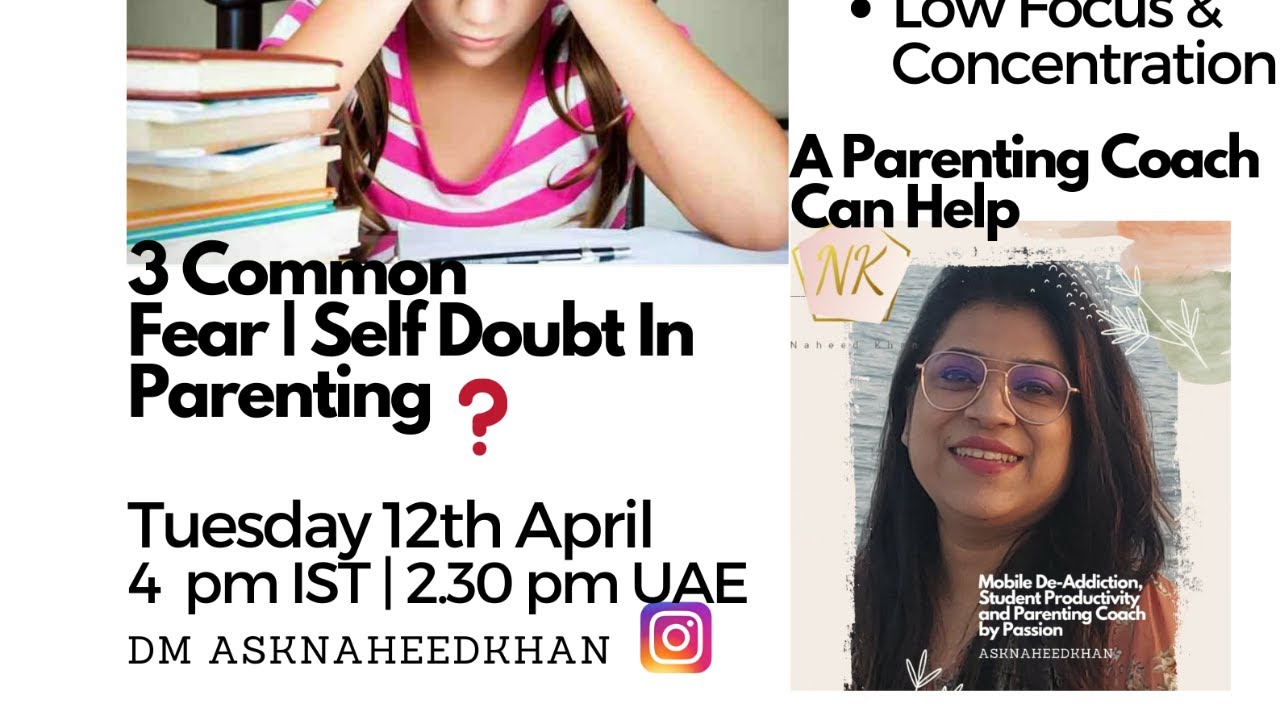 3 Fears In Students ( Parenting)