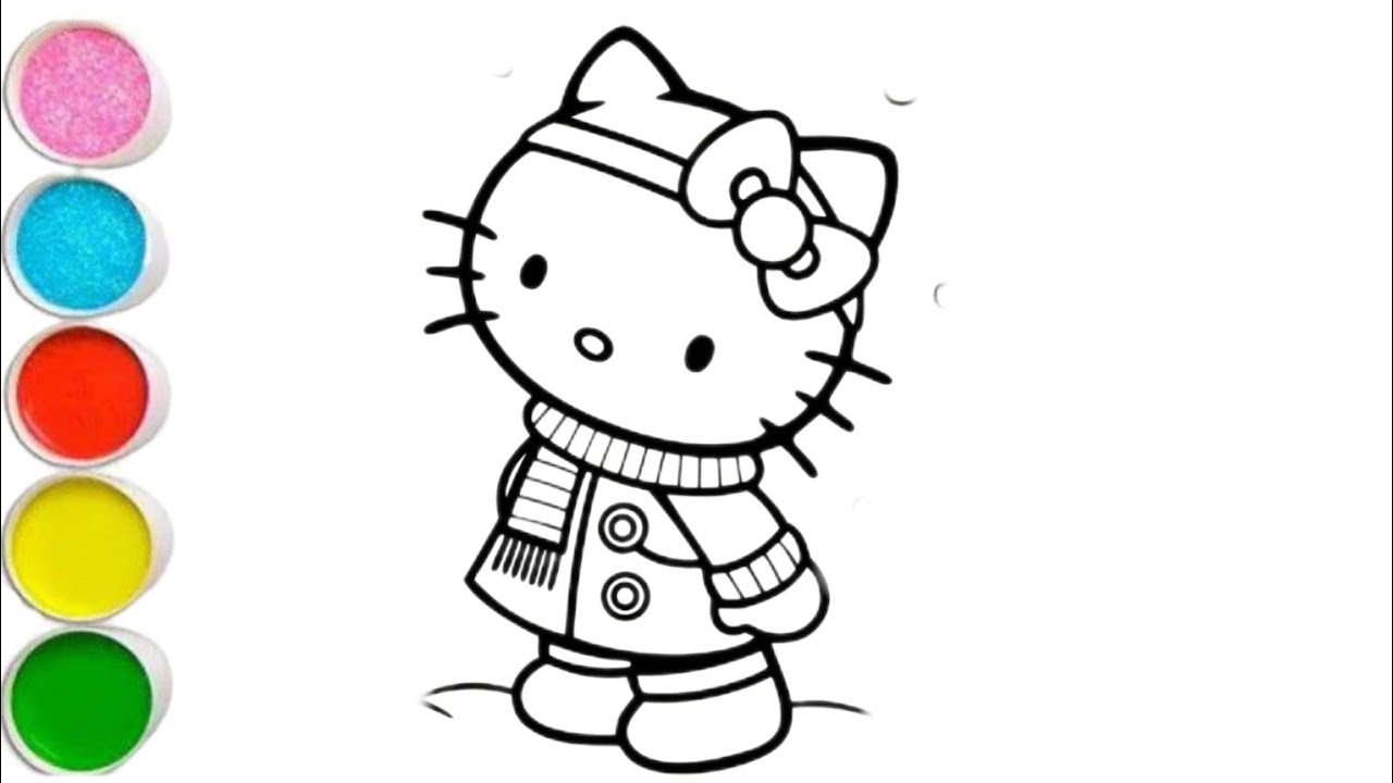 How to Easy drawing a Hello Kitty / easy Hello Kitty drawing 
