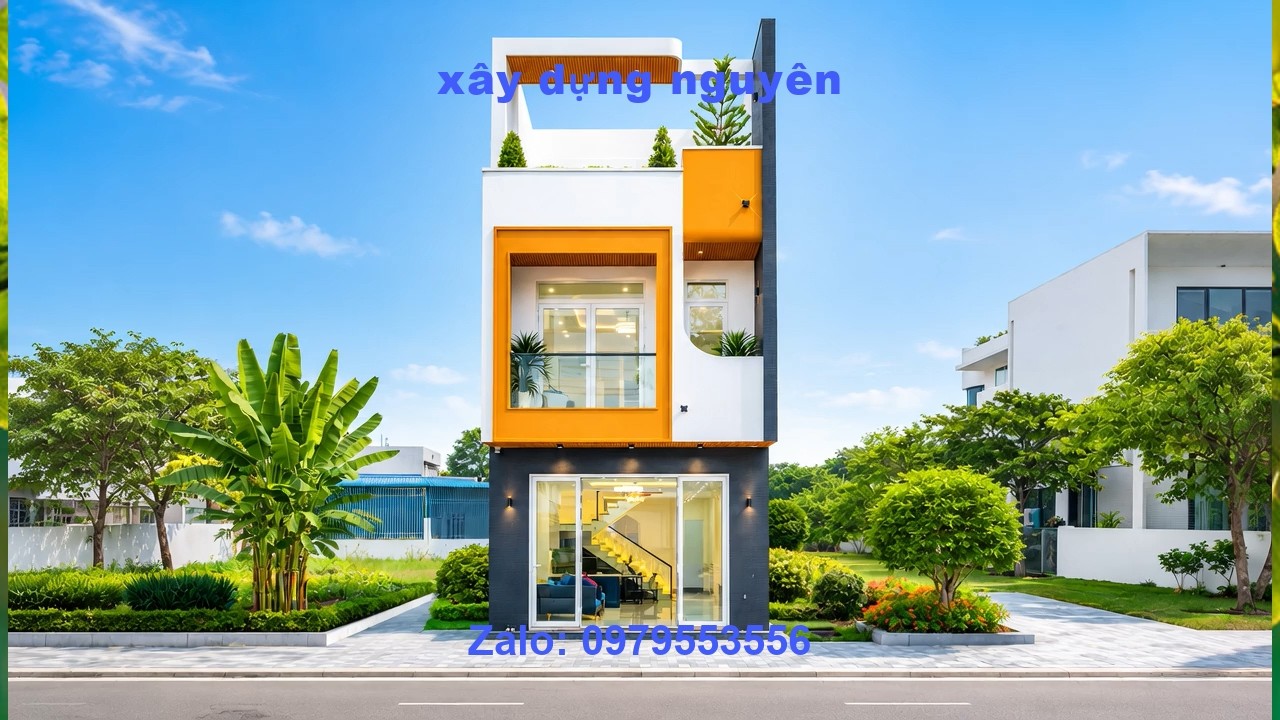 Mẫu Nhà ỐNG 3 Tầng Diện Tích 4x22m Thiết Kế 4 Phòng ngủ #nha3tang