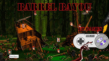Donkey Kong Country 102% - Barrel Bayou - COMPLETE MAPS WITH ALL ITEMS (COM TODOS OS ITENS)
